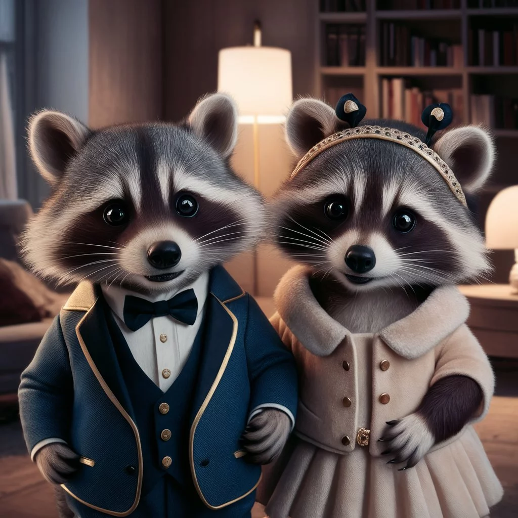  Raccoons and Their Stylish Looks