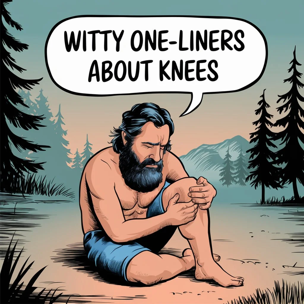 Witty One-Liners About Knees