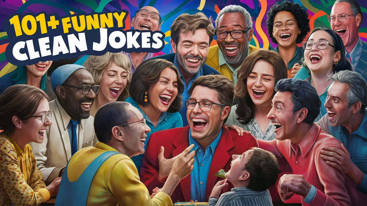 funny clean jokes everyone laughing