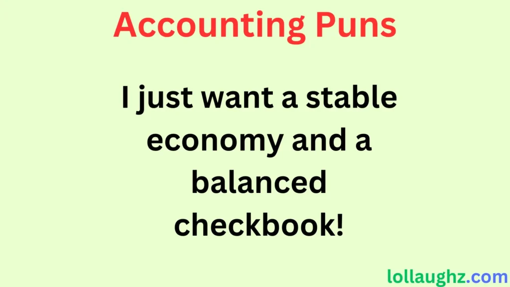 Accounting Puns for Finance Nerds 