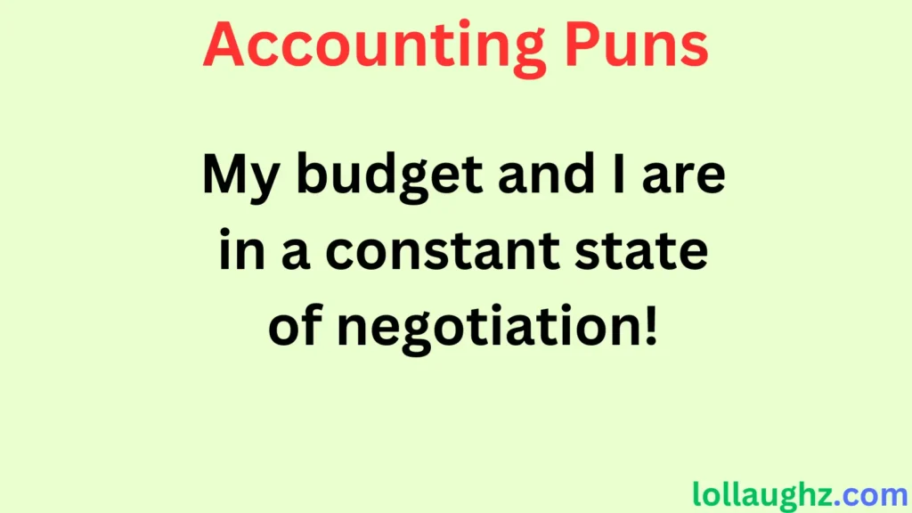 Accounting Puns for Money & Savings 