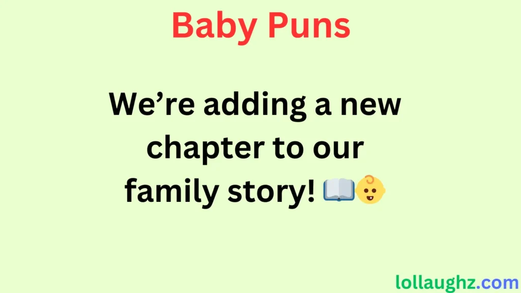 Baby Announcement & Gender Reveal Puns