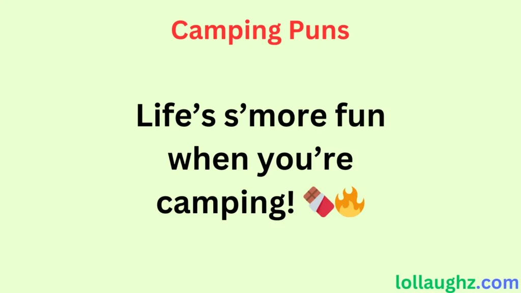 Best Camping Puns for Instagram Captions 