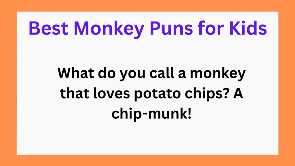 Best Monkey Puns for Kids