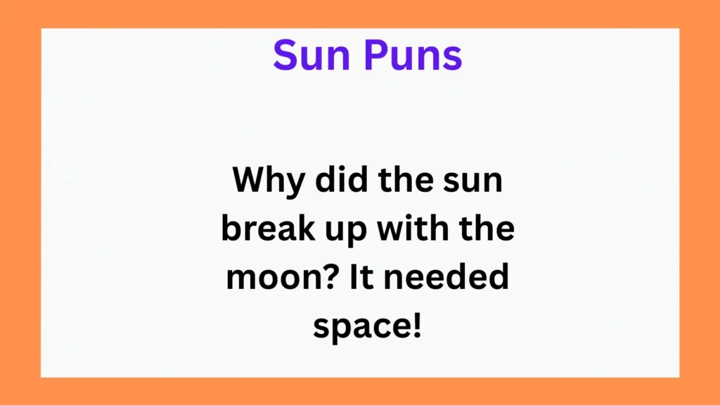 Best Sun Puns for Kids