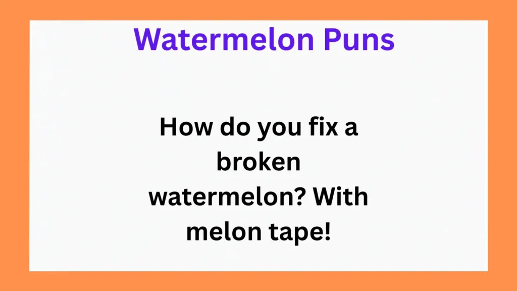 Best Watermelon Puns for Kids