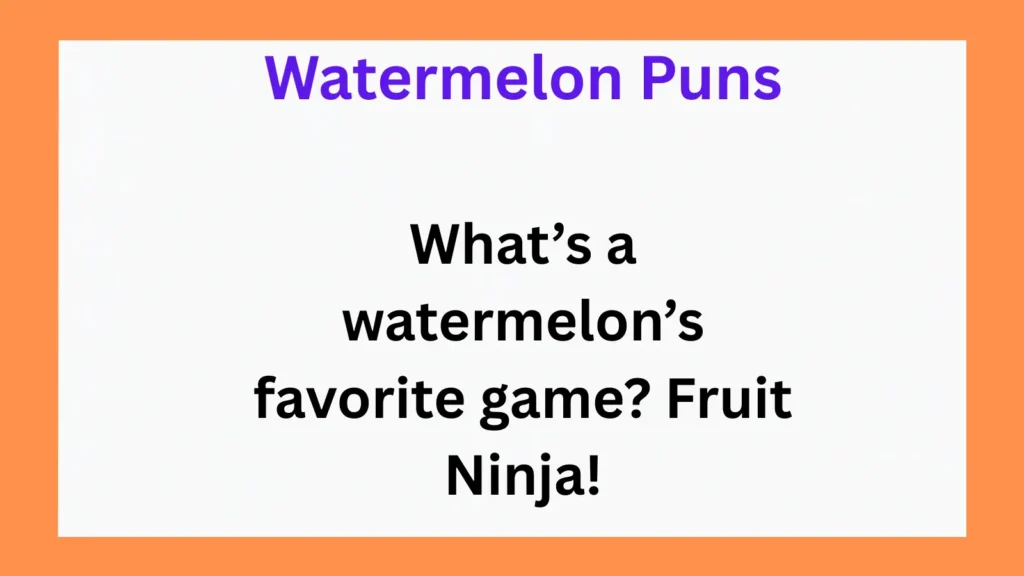 Best Watermelon Puns for Kids