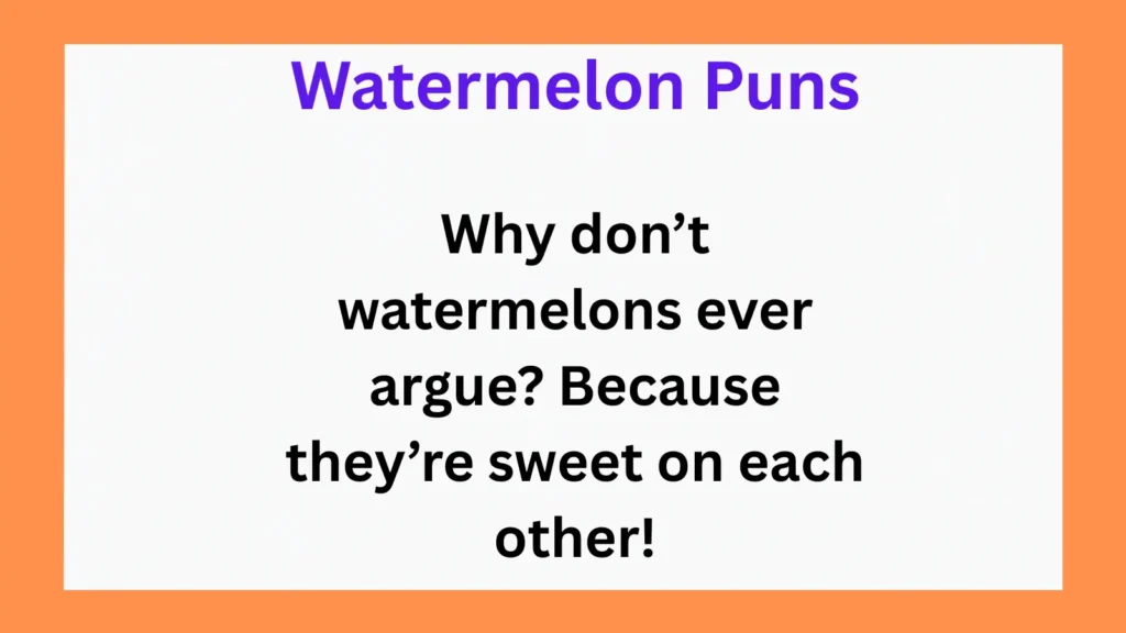 Best Watermelon Puns for Kids