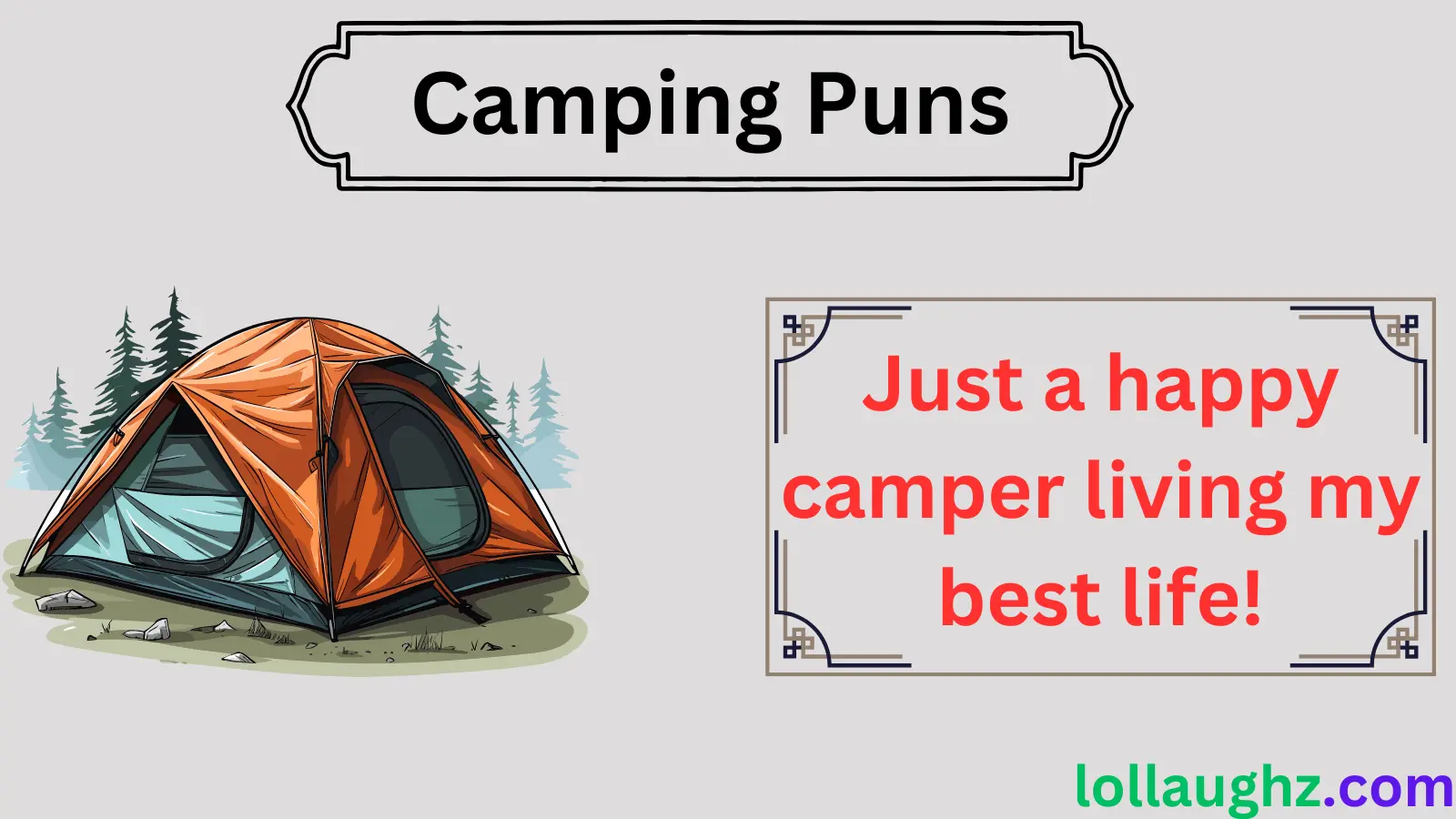 Camping Puns