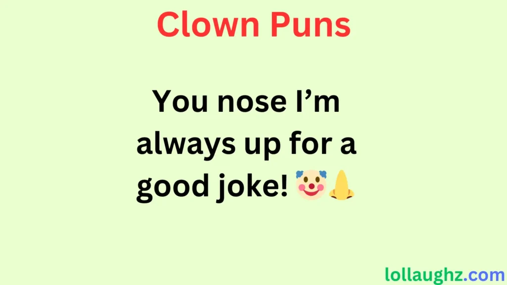 Classic Clown Puns 