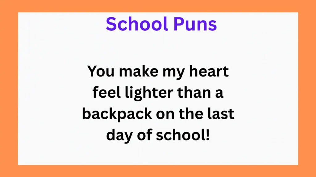 Clever School Puns for Love and Relationships