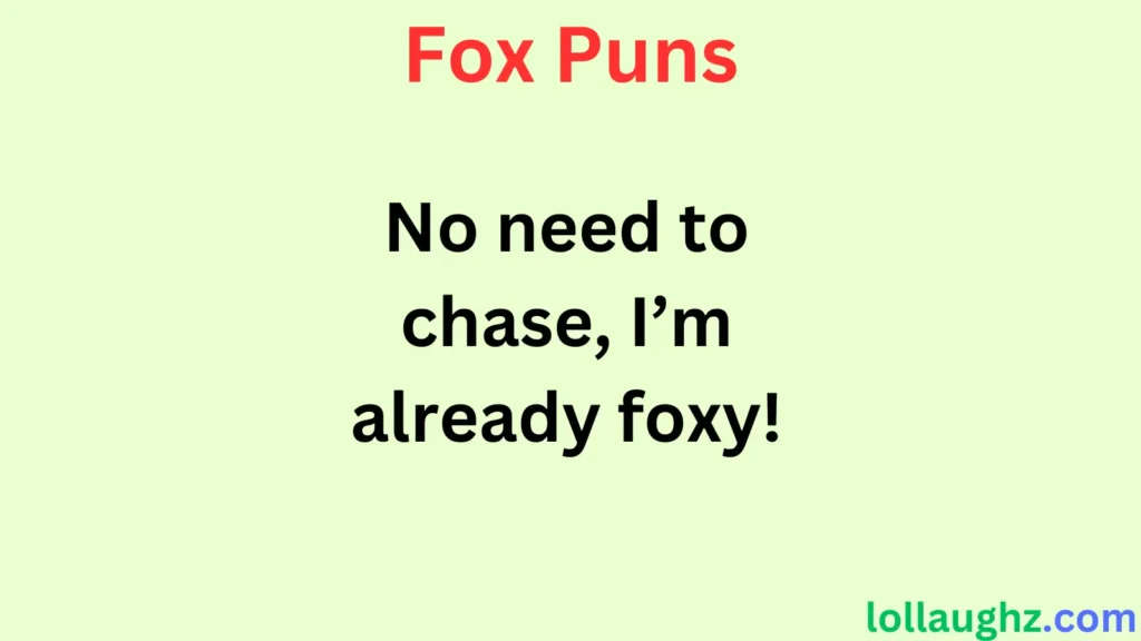 Fox Puns for Instagram Captions 