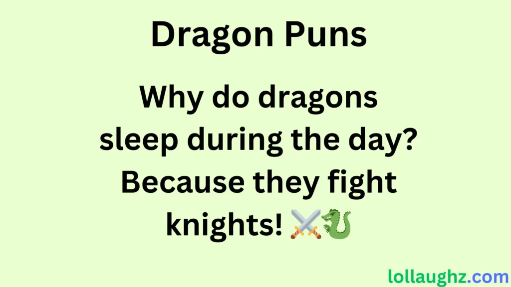 Funny Dragon Puns for Jokes and Laughs