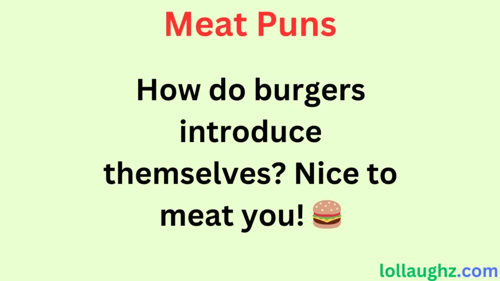 Funny Meat Puns for Jokes & Laughs 