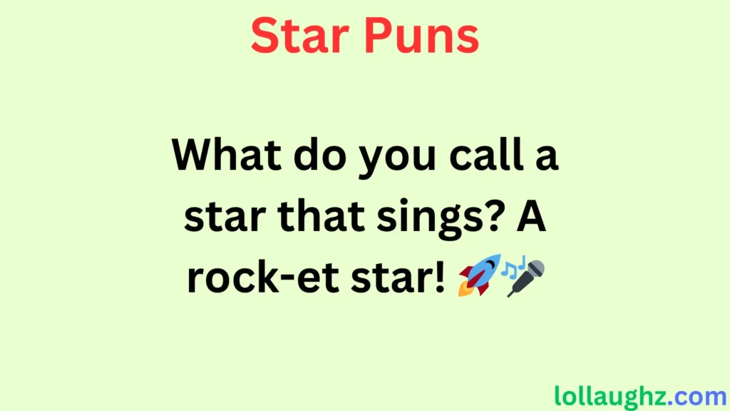 Funny Star Puns for Jokes & Laughs 