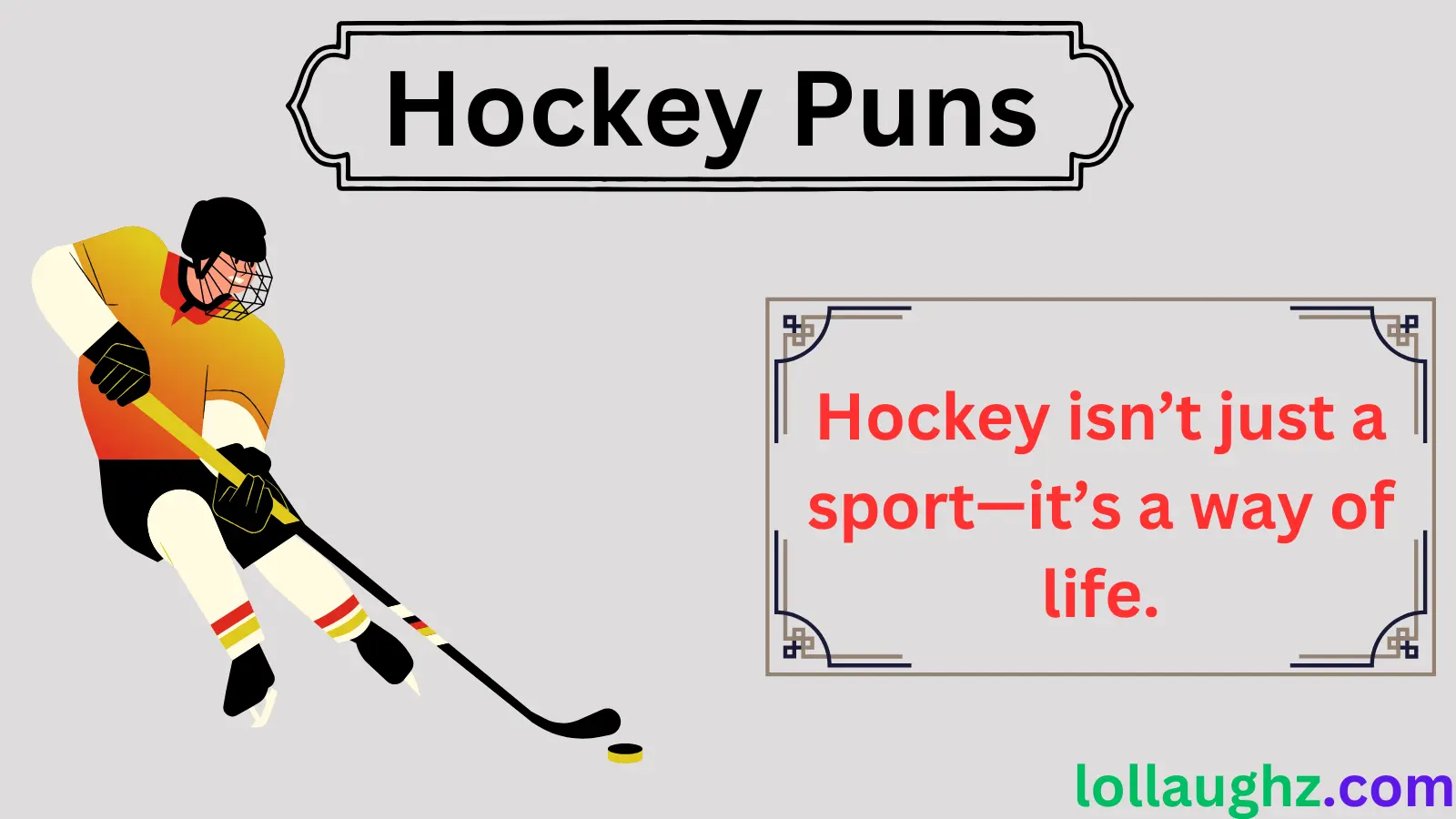 Hockey Puns