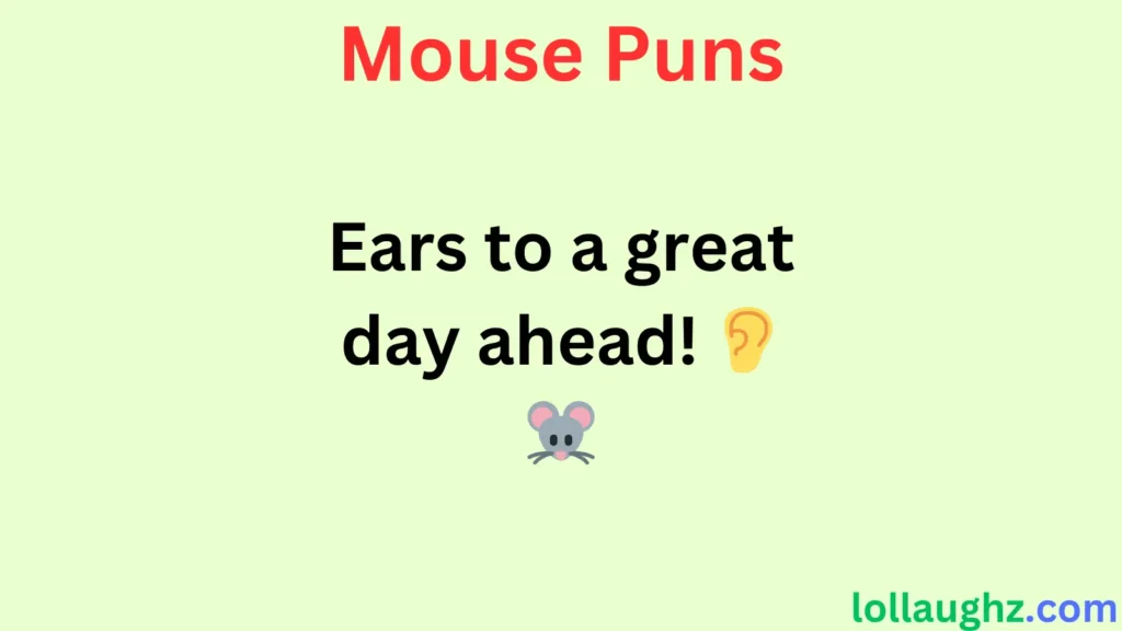 Mouse Puns for Instagram Captions