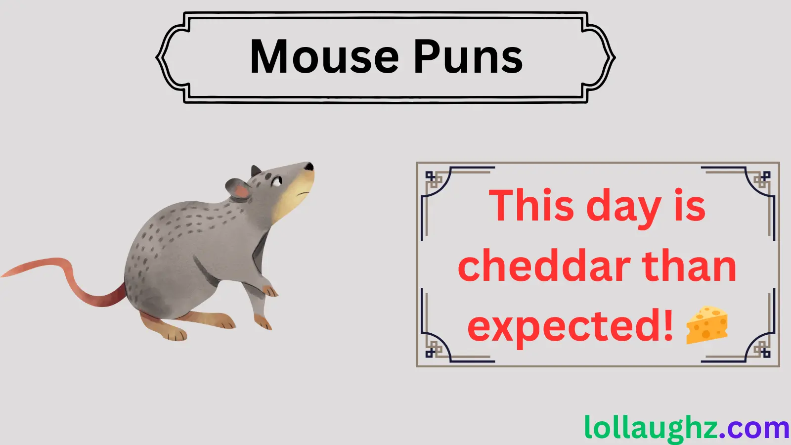 Mouse Puns