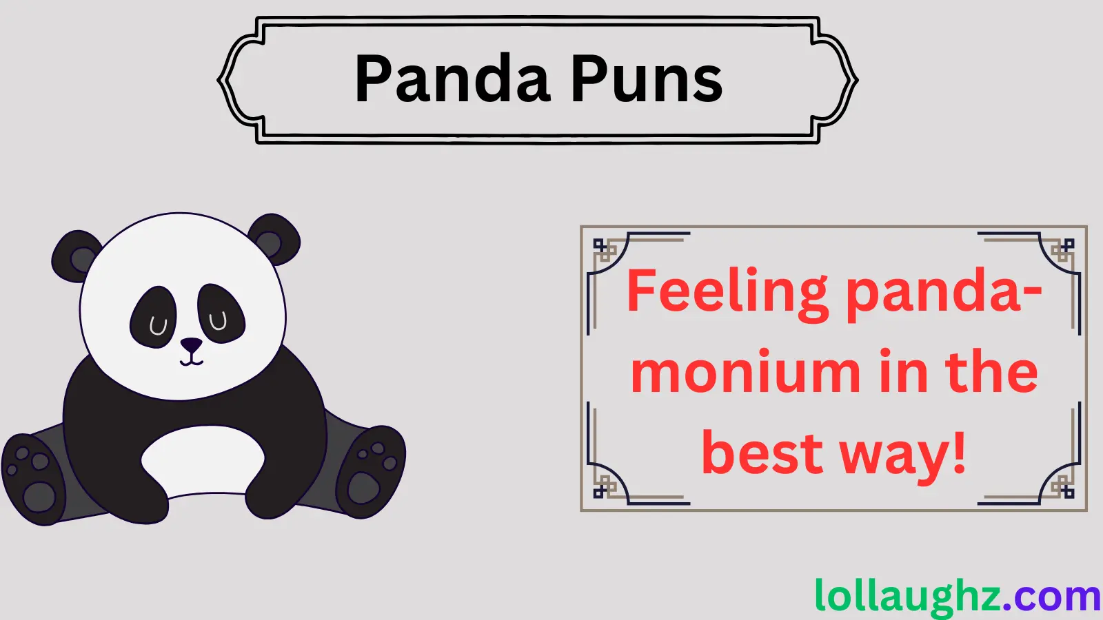 Panda Puns