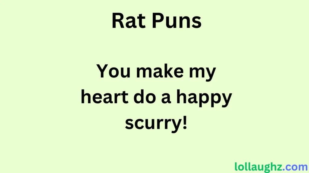 Rat Puns for Friendship & Love