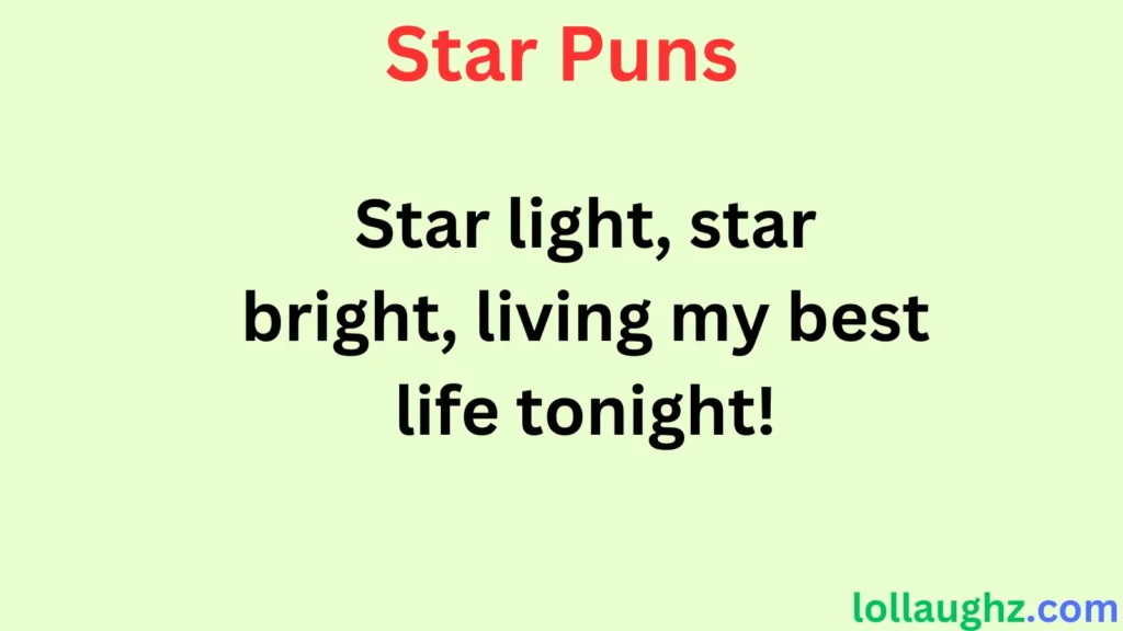 Star Puns for Instagram Captions 