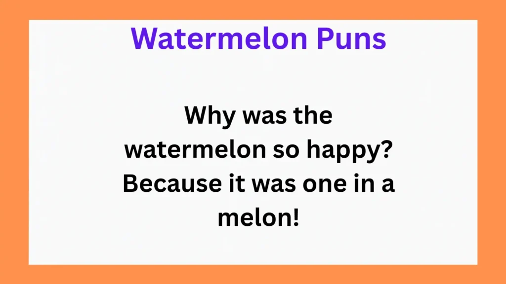 Watermelon Jokes and Wordplay for Everyday Fun