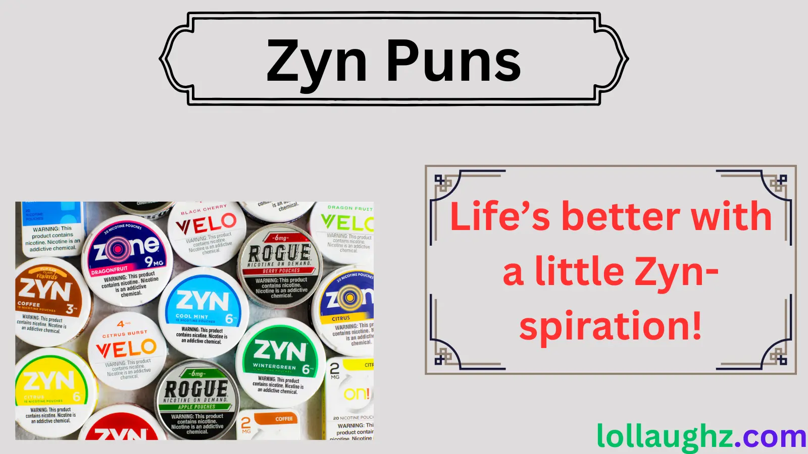 Zyn Puns